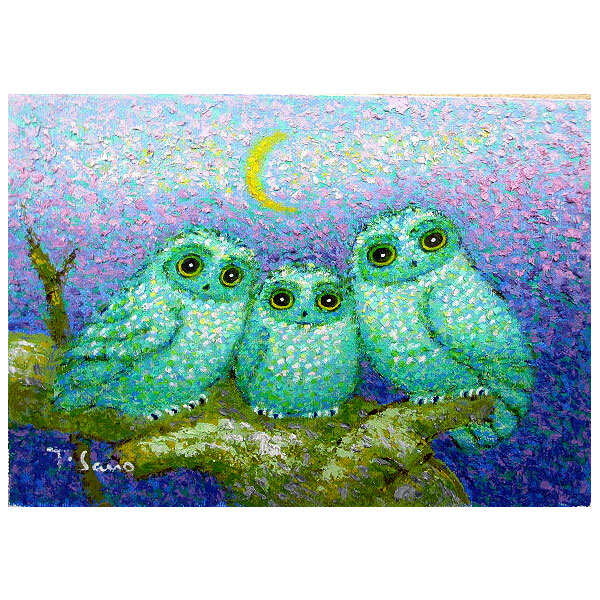 油彩　佐野千恵子　「バラ　SM」 はふくろうの画家 油彩 佐野千恵子 「バラ SM」 はふくろうの画家 絵画