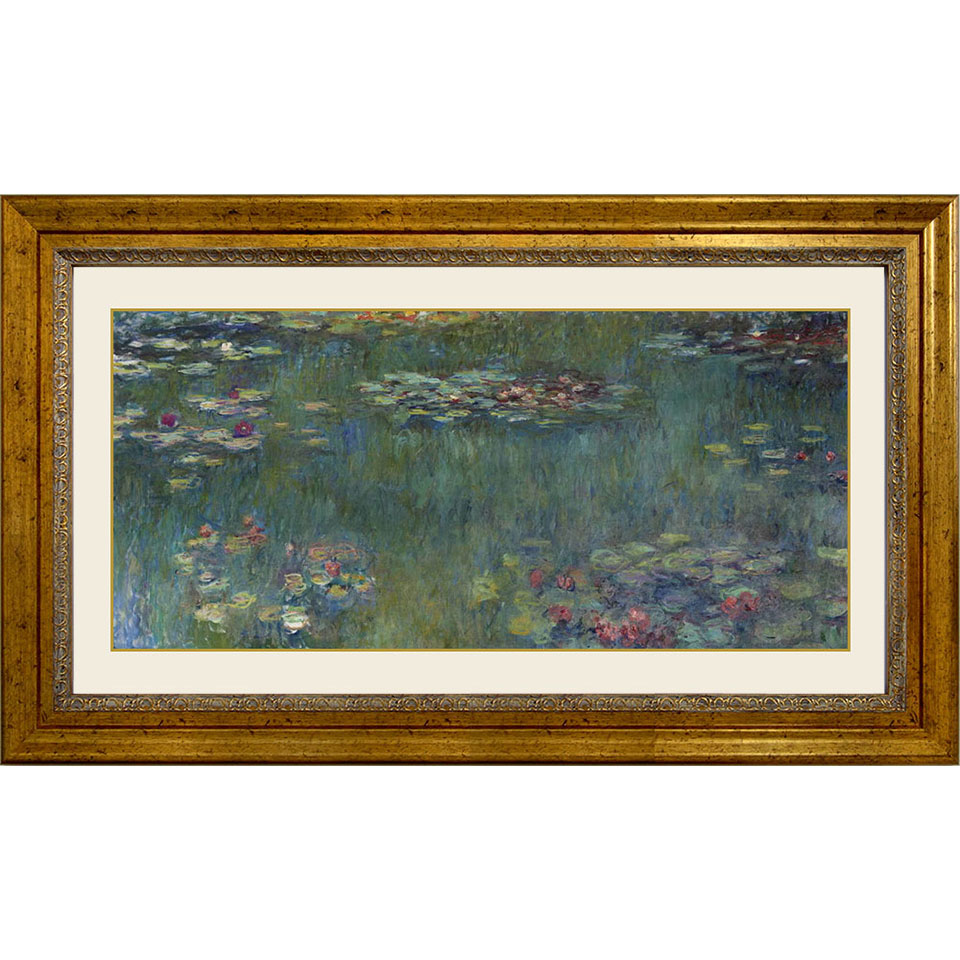 クロード・モネ Claude Monet 緑の反映 (睡蓮リトグラフ)あずま工芸 お気に入り クロード・モネ Claude Monet 緑の反映 (睡蓮