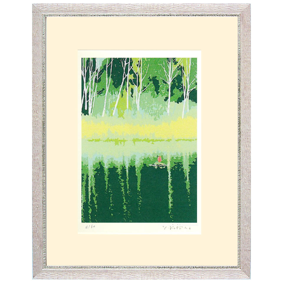 楽天市場】「大樹」吉岡浩太郎 【開運風水版画作品】シルクスクリーン