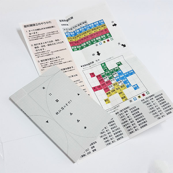 ならべれば無量の功徳 仏様の描かれたカード カード一揃え 送料無料 三十七尊 桐箱入り 開運 37枚の札で金剛界曼荼羅を形成 占い 占い 開運 風水 パワーストーン マンダラ 仏教美術 仏教美術 Tokana 新品 観仏符 かんぶつふ 仏教曼荼羅タロット 桐箱入り 仏画 天竺