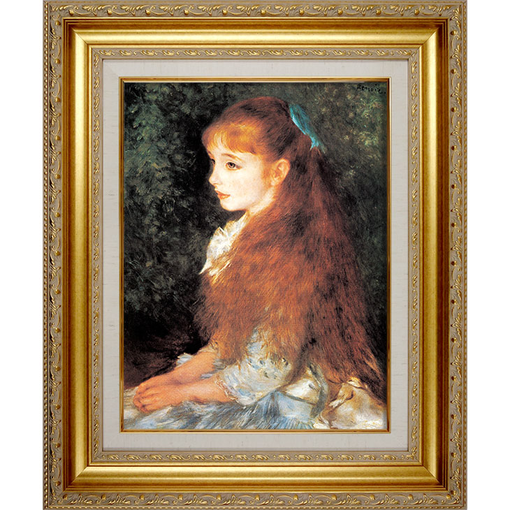 楽天市場】絵画 F6号 ルノワール ｢読書する二人の少女｣ 複製画 世界の