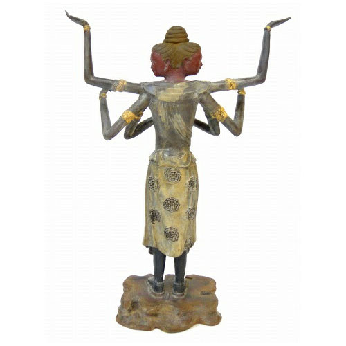 市場 喜多敏勝 仏像 蝋型鋳銅製 阿修羅像 彫刻 原型 ブロンズ像 保証書付
