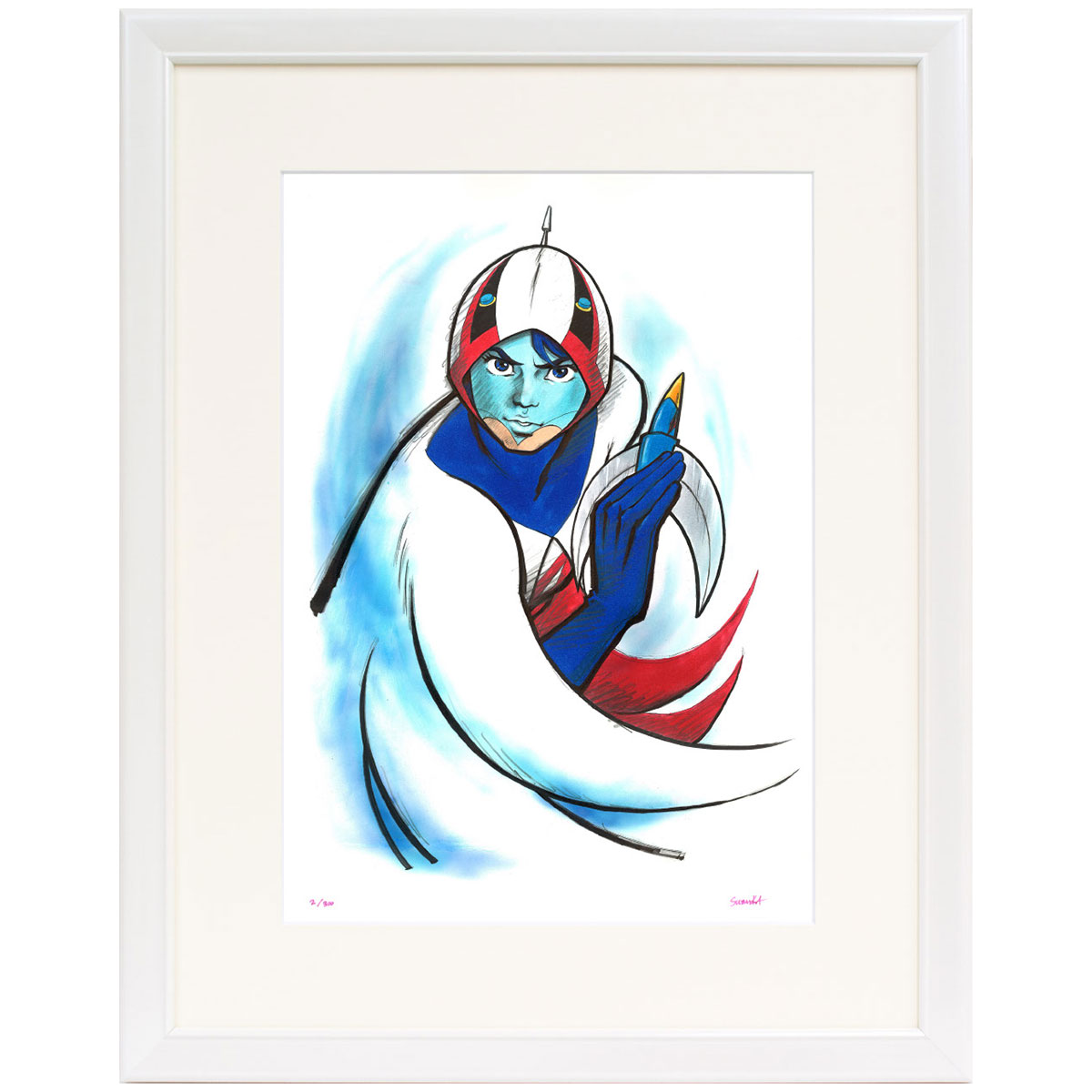 楽天市場】額装版画 「科学忍者隊ガッチャマンII -1