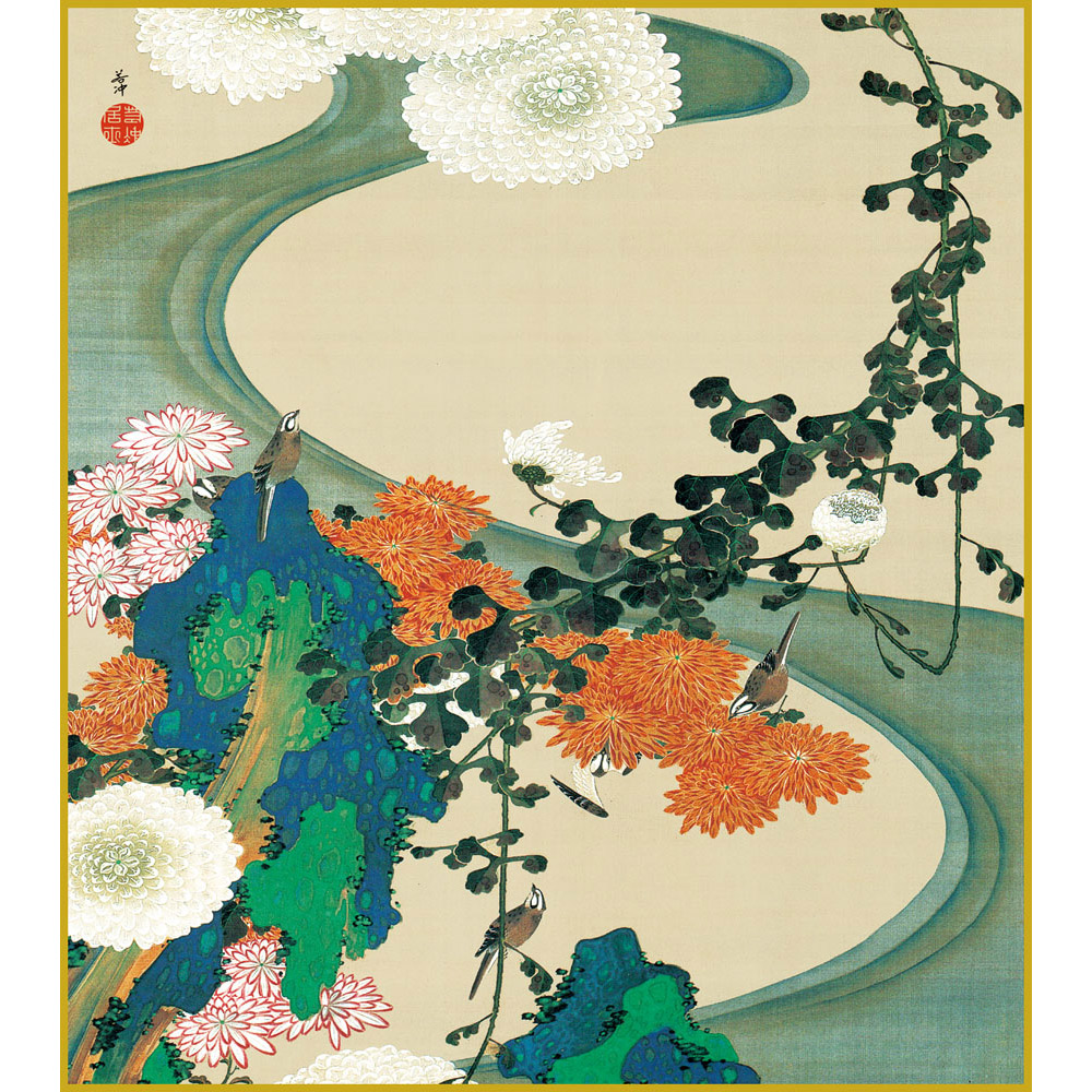 楽天市場】【色紙】 伊藤若冲「梅花皓月図」複製画 色紙 特殊 楽天市場】【色紙】 伊藤若冲「梅花皓月図」複製画 色紙 特殊
