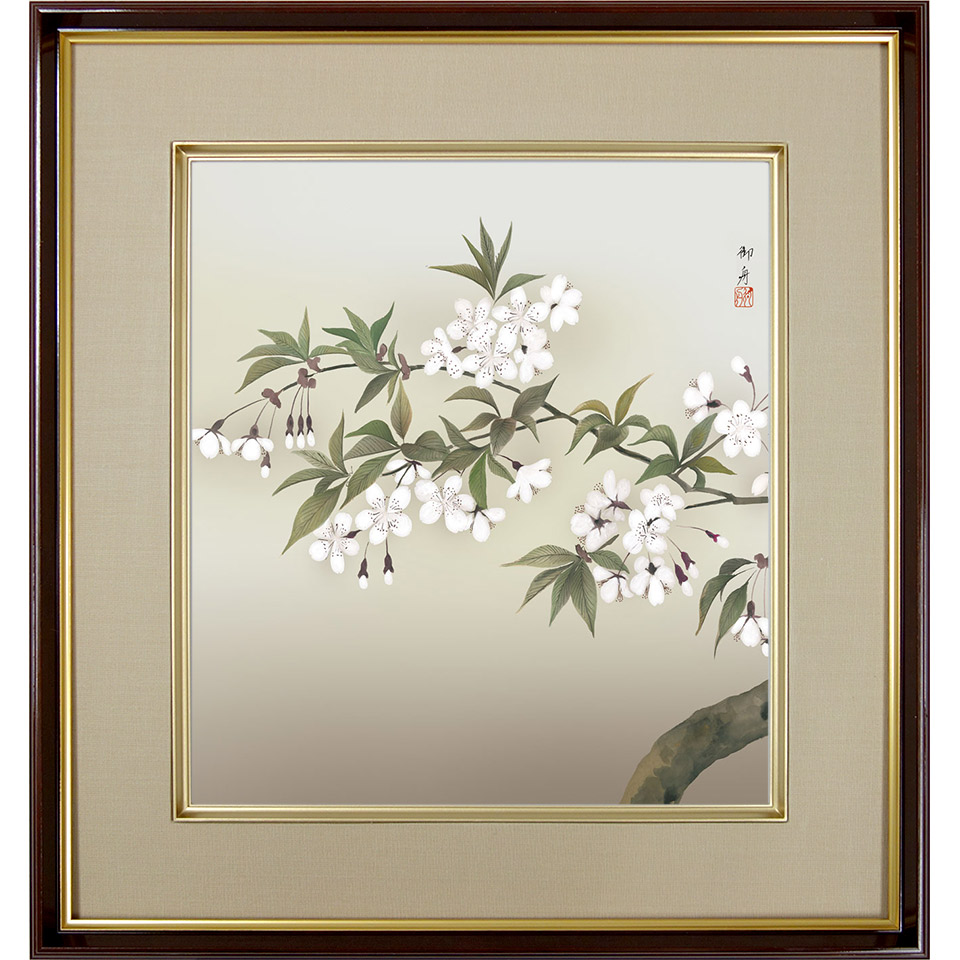 川端龍子　色紙画　　芥子の花　　淡彩画　サイン在　額装　肉筆　模写　レア即決品 Amazon.co.jp: 川端龍子 色紙画 芥子の花 淡彩画 サイン在 額装