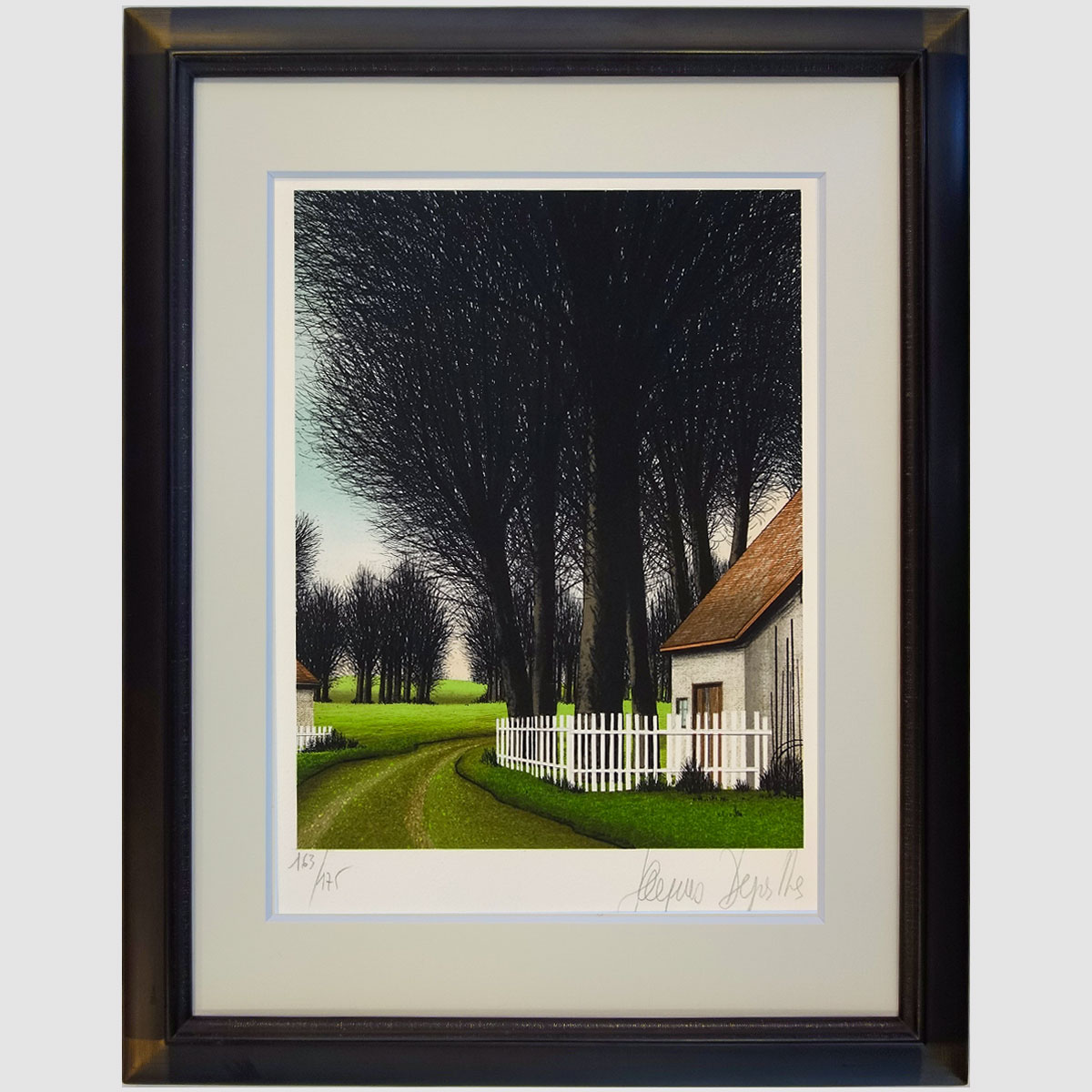 ジャック・デペルト　リトグラフ　大型風景画 ジャック・デペルト リトグラフ 大型風景画