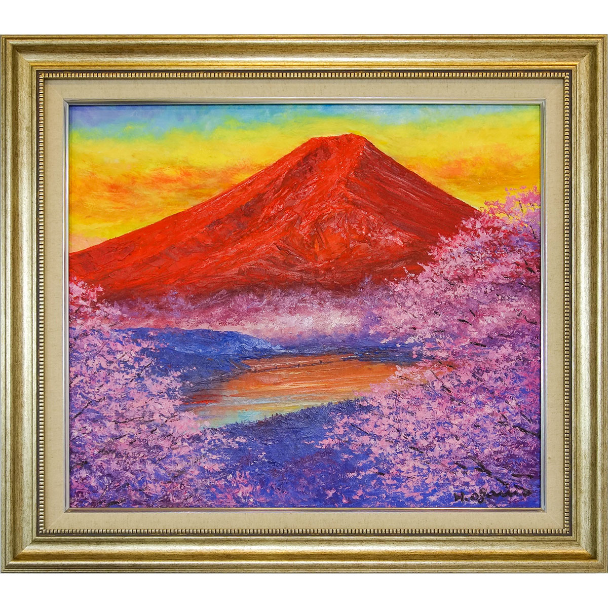 冬の妙高山麓 小川久雄画 冬の妙高山麓 小川久雄画 （真作保証 小川久雄6号妙高山 印象派
