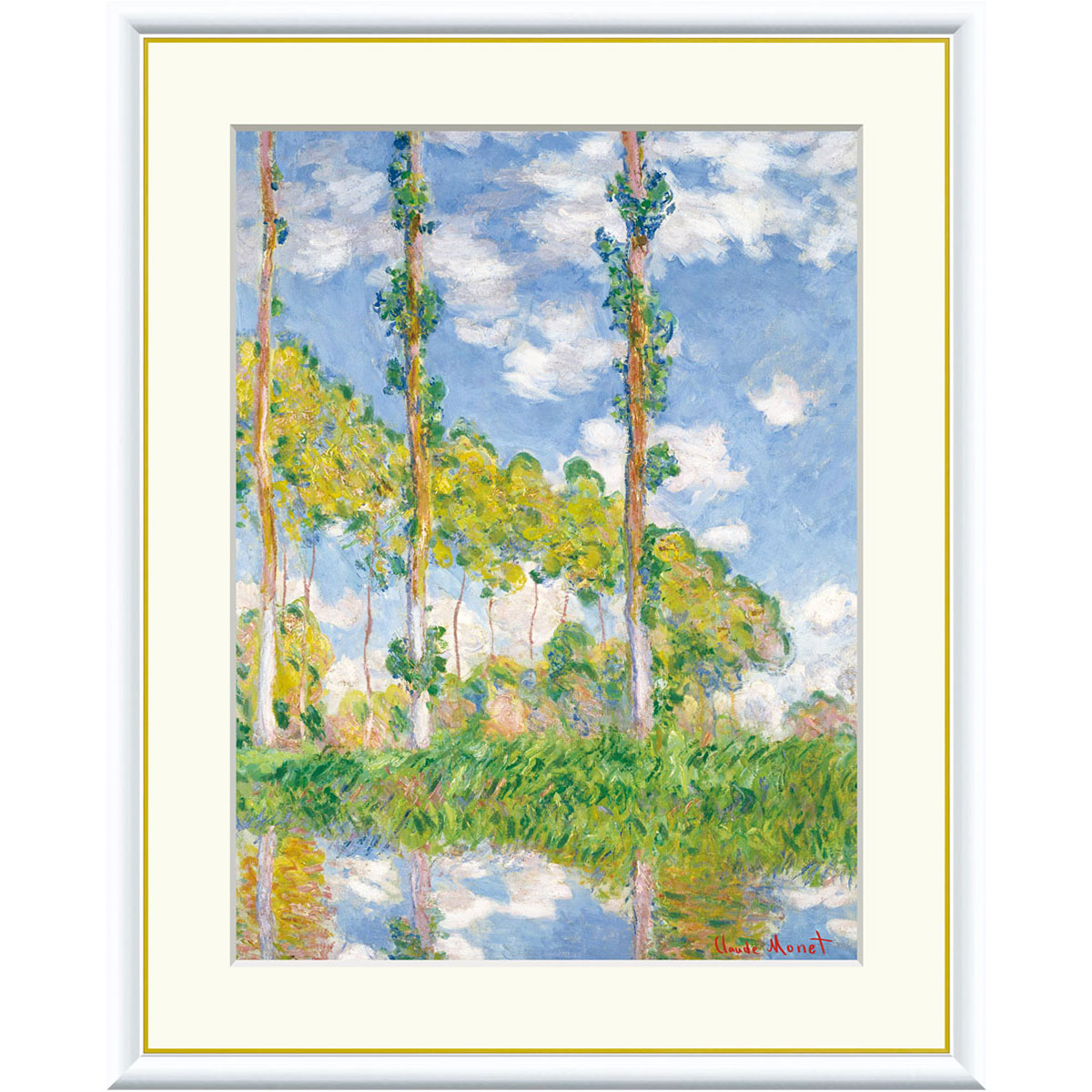 楽天市場】絵画 F6号 モネ ｢舟遊び（ヨコ）｣ 複製画 世界の名画