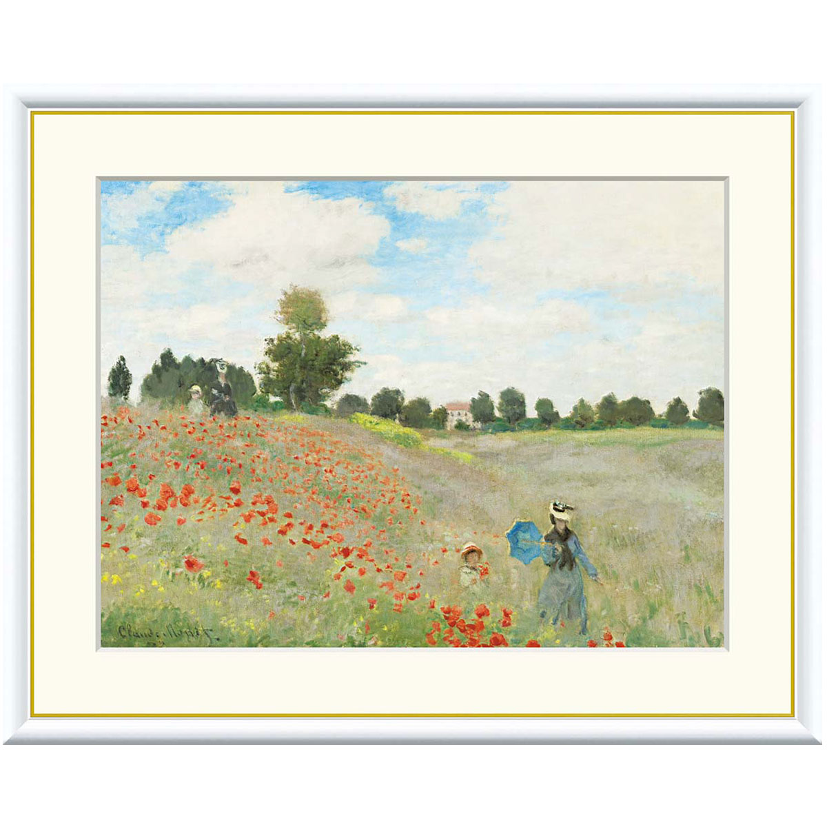 楽天市場】モネ 『ひなげし』 【アートセレクション 世界の名画