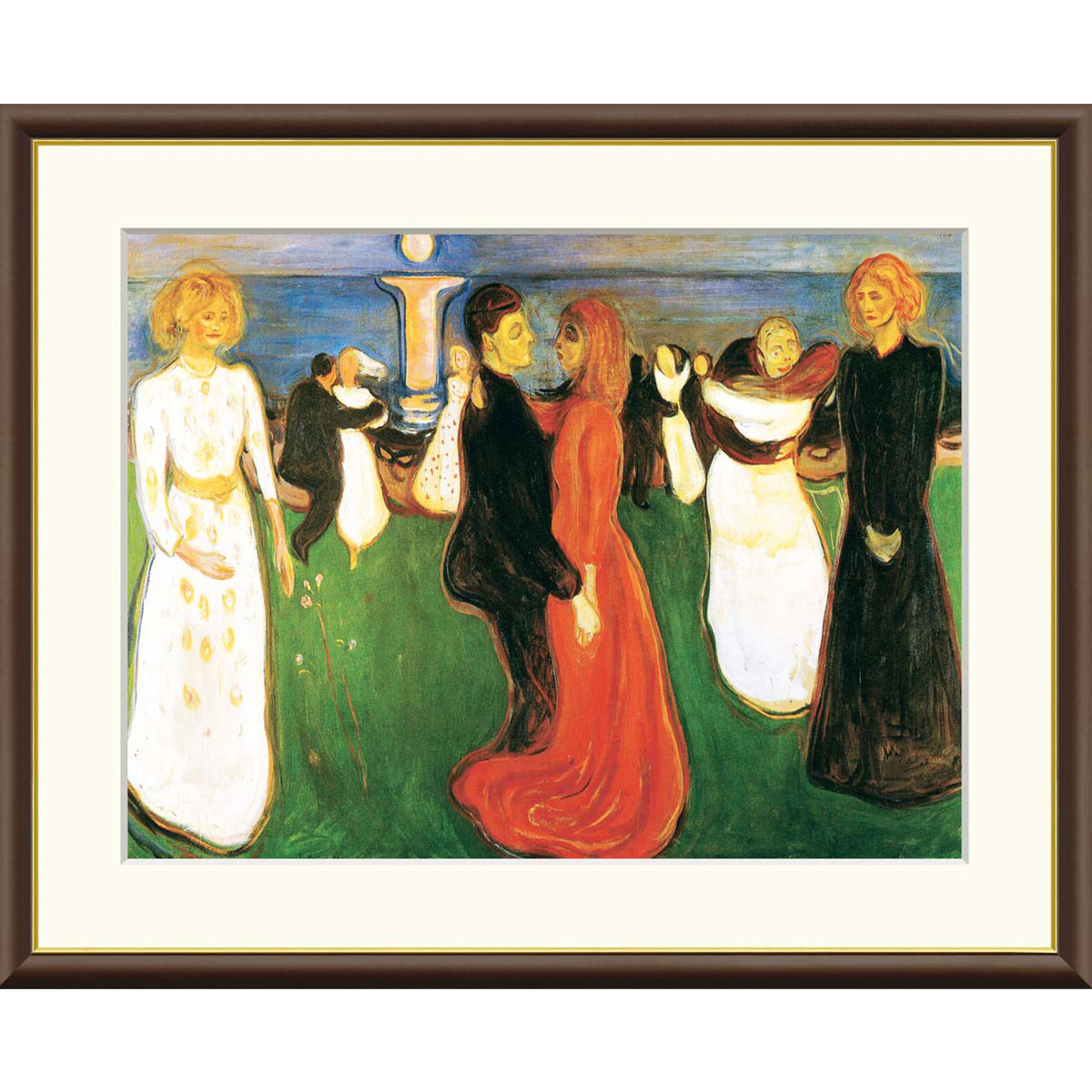 ムンクMunch [ 慰め ]1894年作/ 厚紙に色鉛筆( 複製画 ) /額装 ムンクMunch [ 慰め ]1894年作/ 厚紙に色鉛筆( 複製画 ) /額装