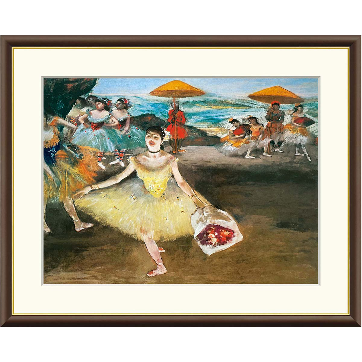 複製画　楽屋の踊り子達 楽屋の踊り子たちの解説:MuseumAnote