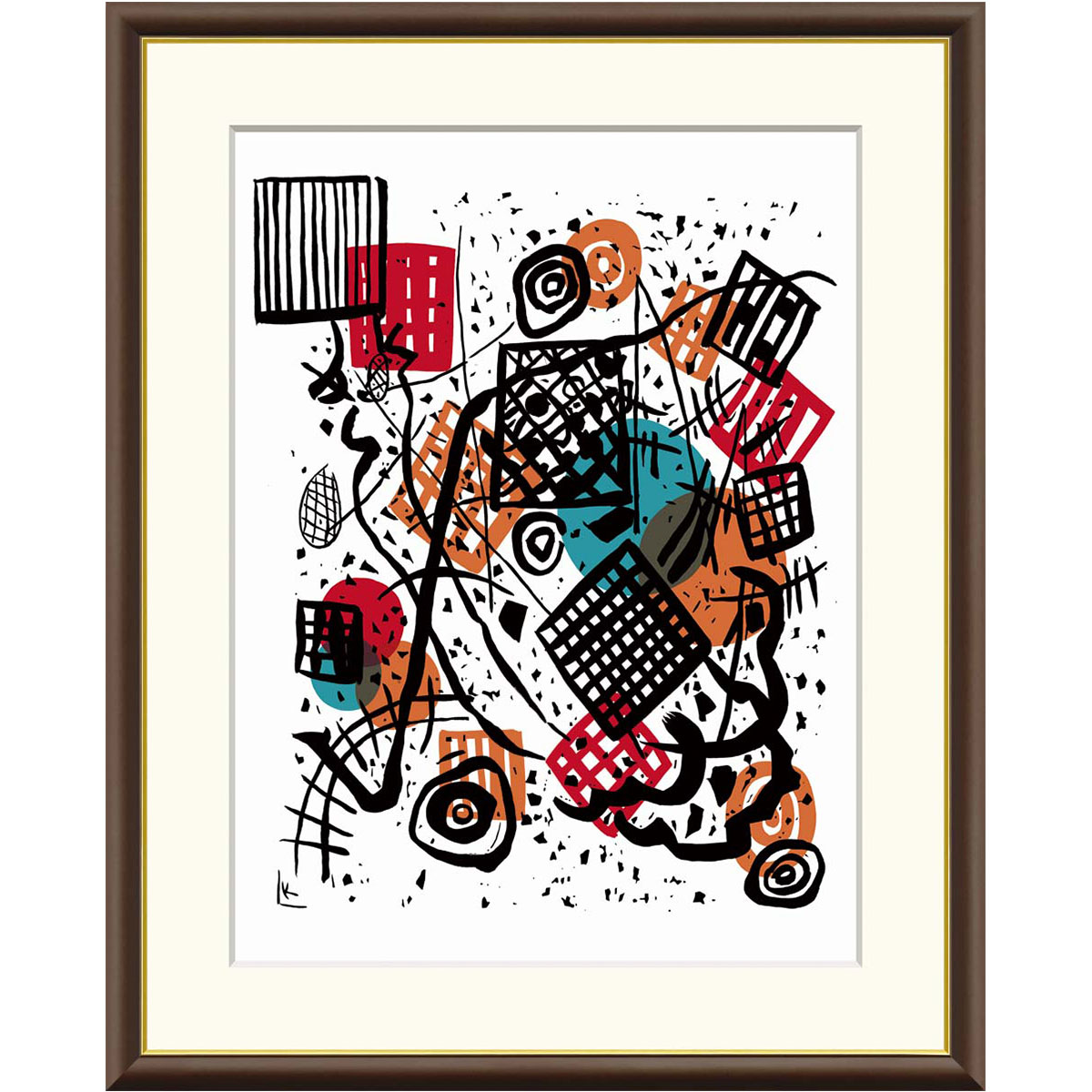 カンディンスキー　リトグラフ kandinsky_ka048_f_424brn.jpg