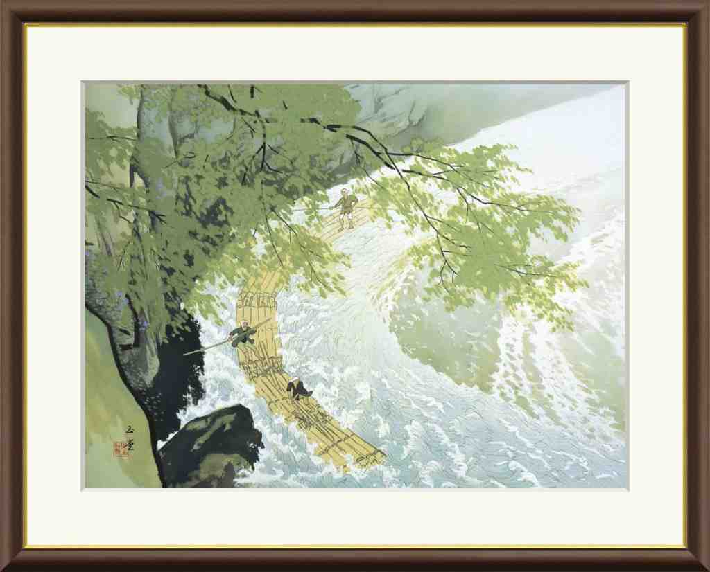 『風景』日本画 Kawase-Hasui-Hirosaki-