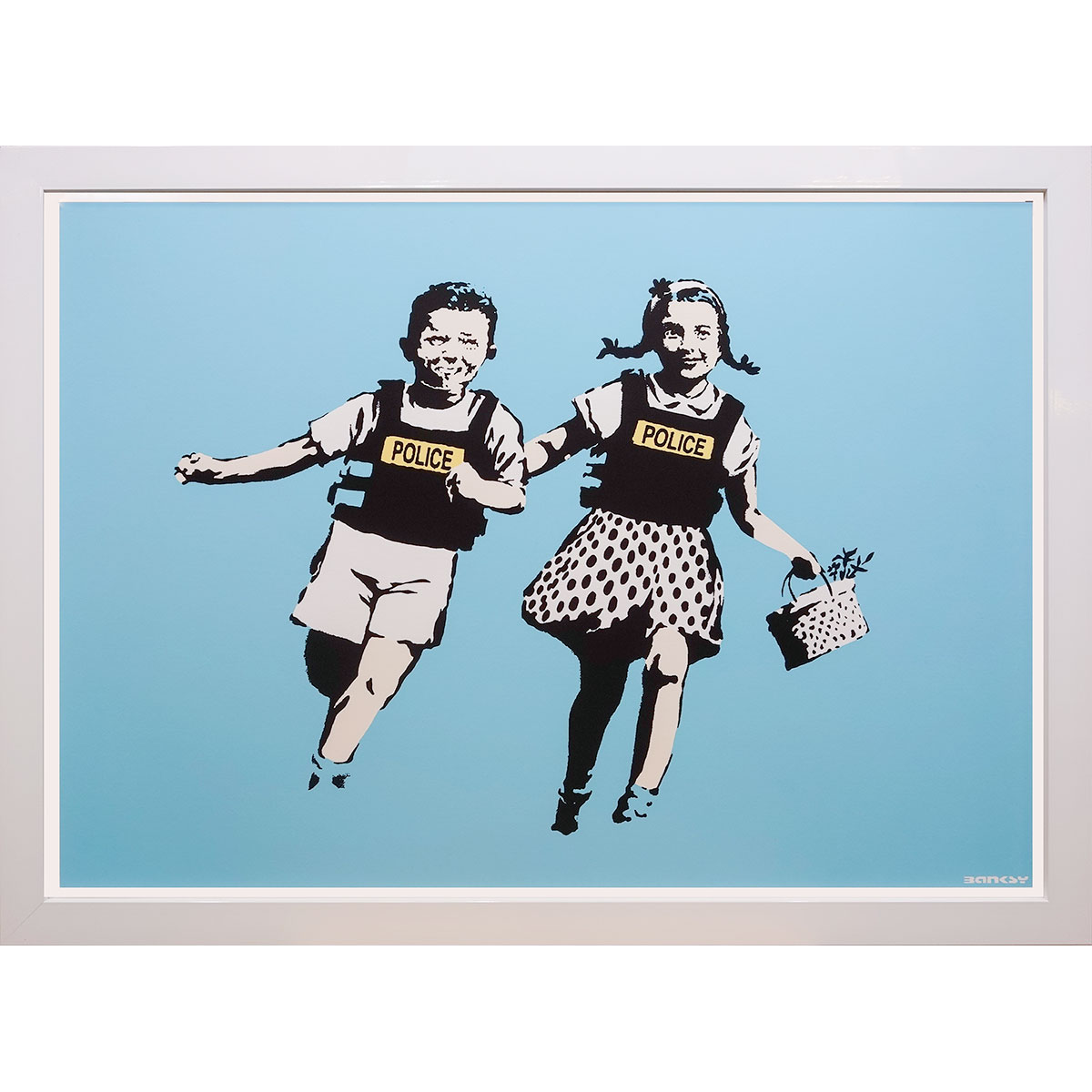 Banksy BOMB HUGGER版画 69/500リプロダクションプリント Bomb Hugger Pink Banksy Art Print
