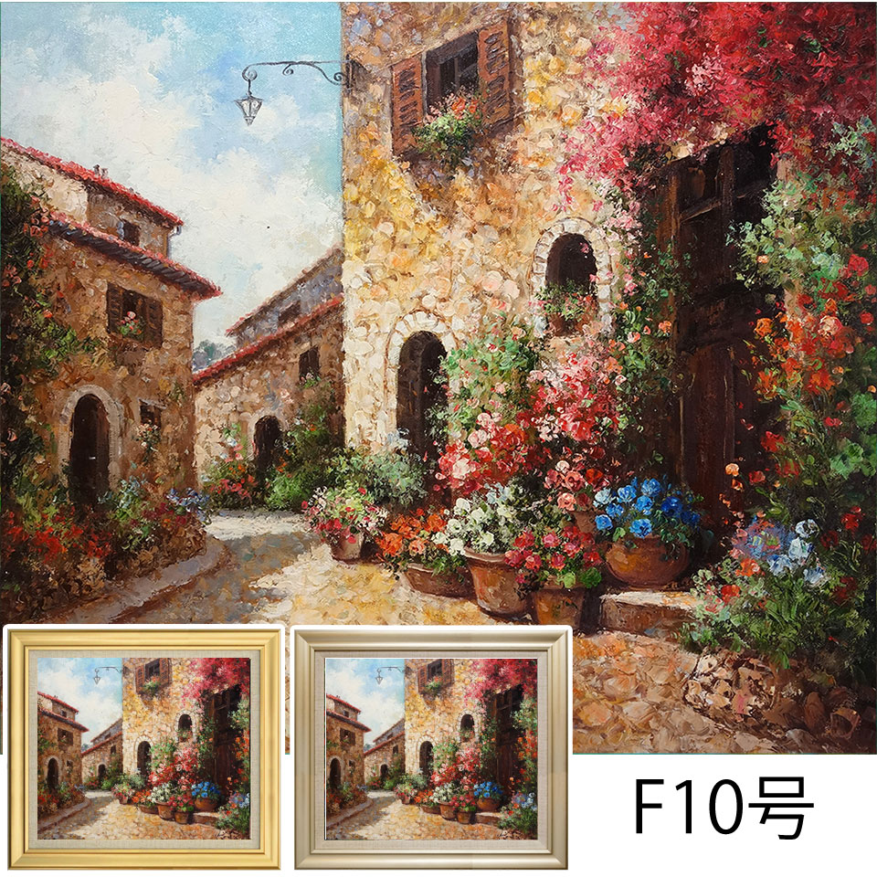 原画　一点もの　白い花-F10 油彩 額縁込み 原画 一点もの 白い花-F10 油彩 額縁込み - メルカリ