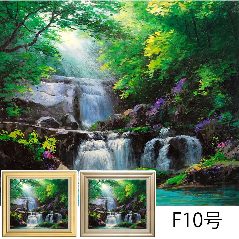 楽天市場】F10 ◎ 油彩画 「花のアーチ、フヴァル島（ギリシャ