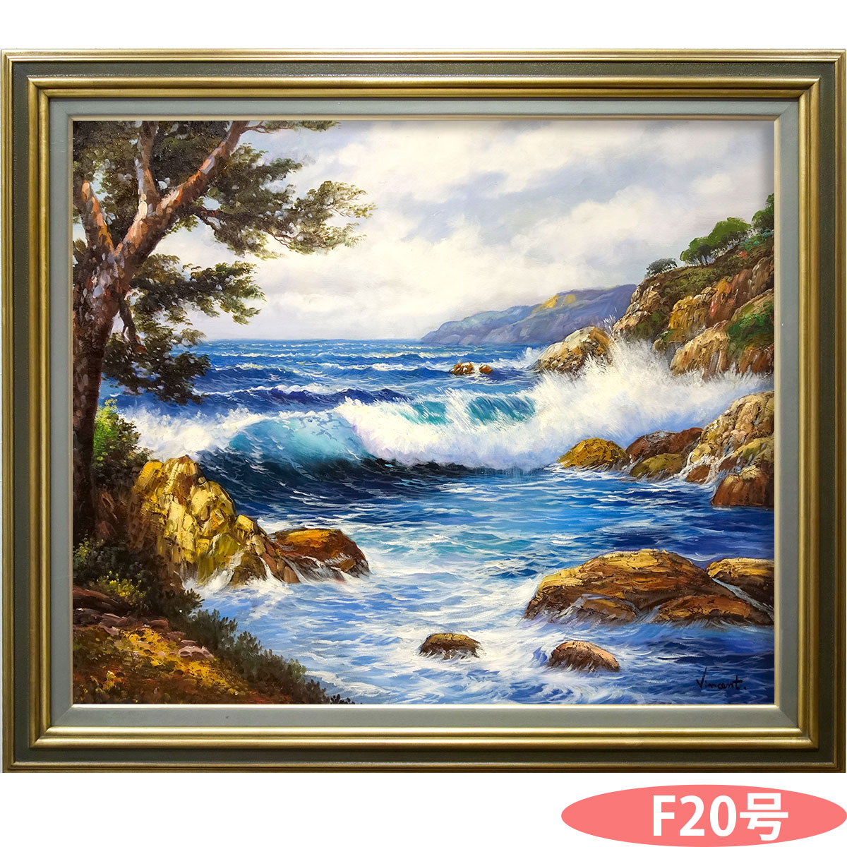 油彩画  『螢火』  F10 油彩画 『螢火』 F10