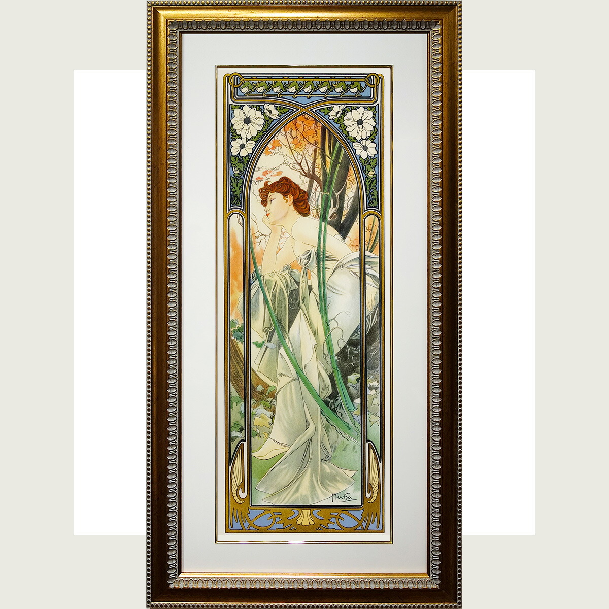 Alphonse Mucha 額縁入りリトグラフ ミッシャ財団監修版 Alphonse Mucha 額縁入りリトグラフ ミッシャ財団監修版
