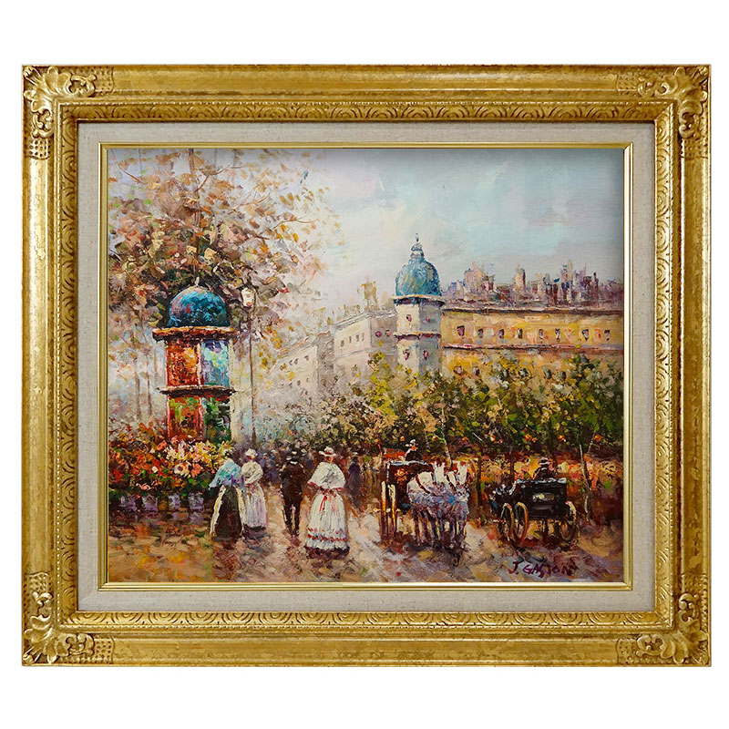 油絵 f10 原作　油彩 楽天市場】F10 ◎ 油彩画 「地中海の街（ギリシャ