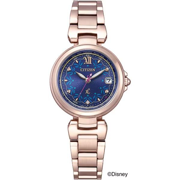 CITIZEN xC  シチズン クロスシー basic collection EC1037-77L HAPPY FLIGHT Disney Collection 「アナと雪の統治女王」制限事項青写真 アナ エコ・運転電磁波時辰儀 針見せびらかす式 レディースウォッチ 国内置き目品