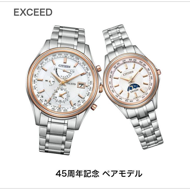 72％以上節約 CITIZEN EXCEED シチズン エクシード AT9134-68W EE1014