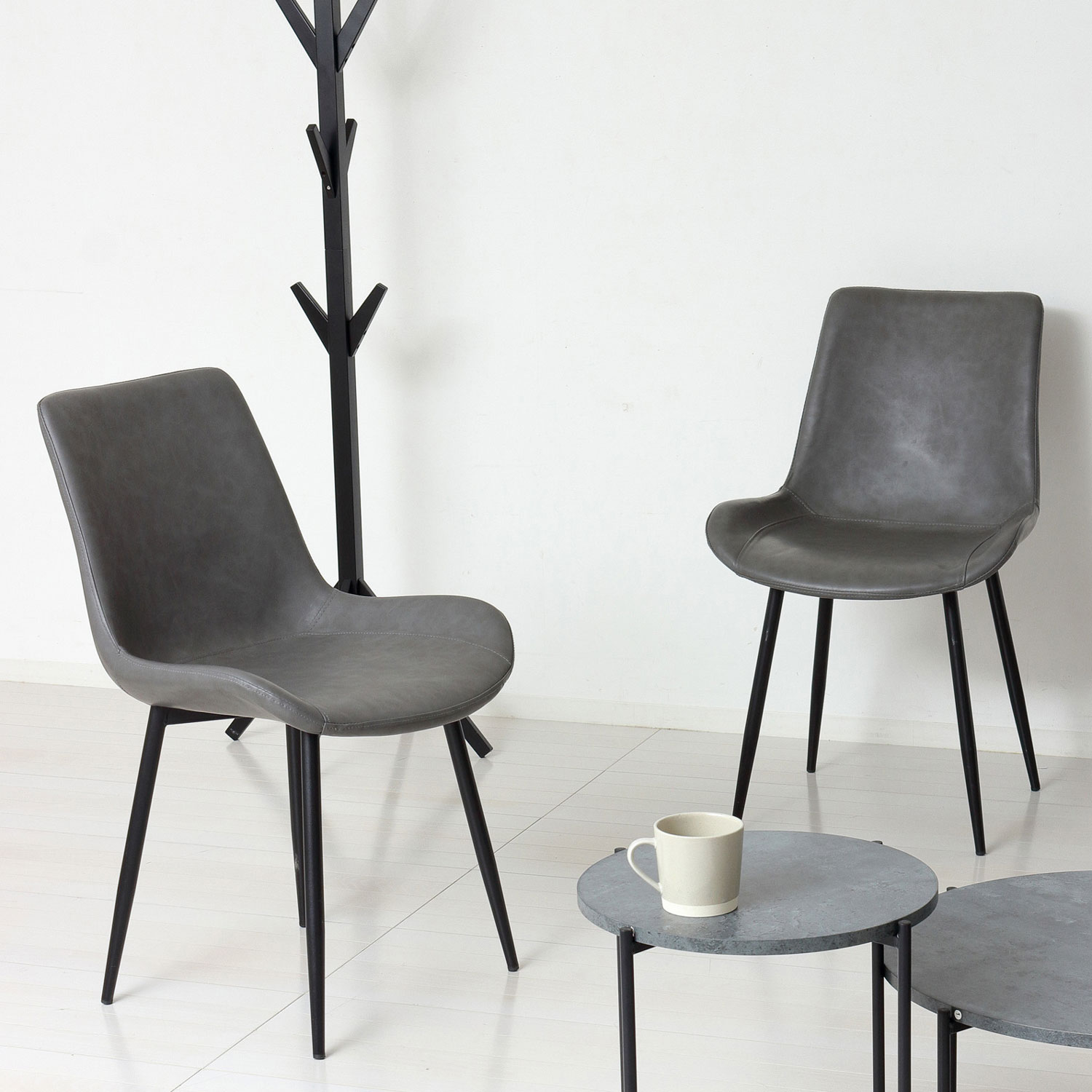 楽天市場】【2脚セット】ダイニングチェア セリオ TDC-9835 (グレー