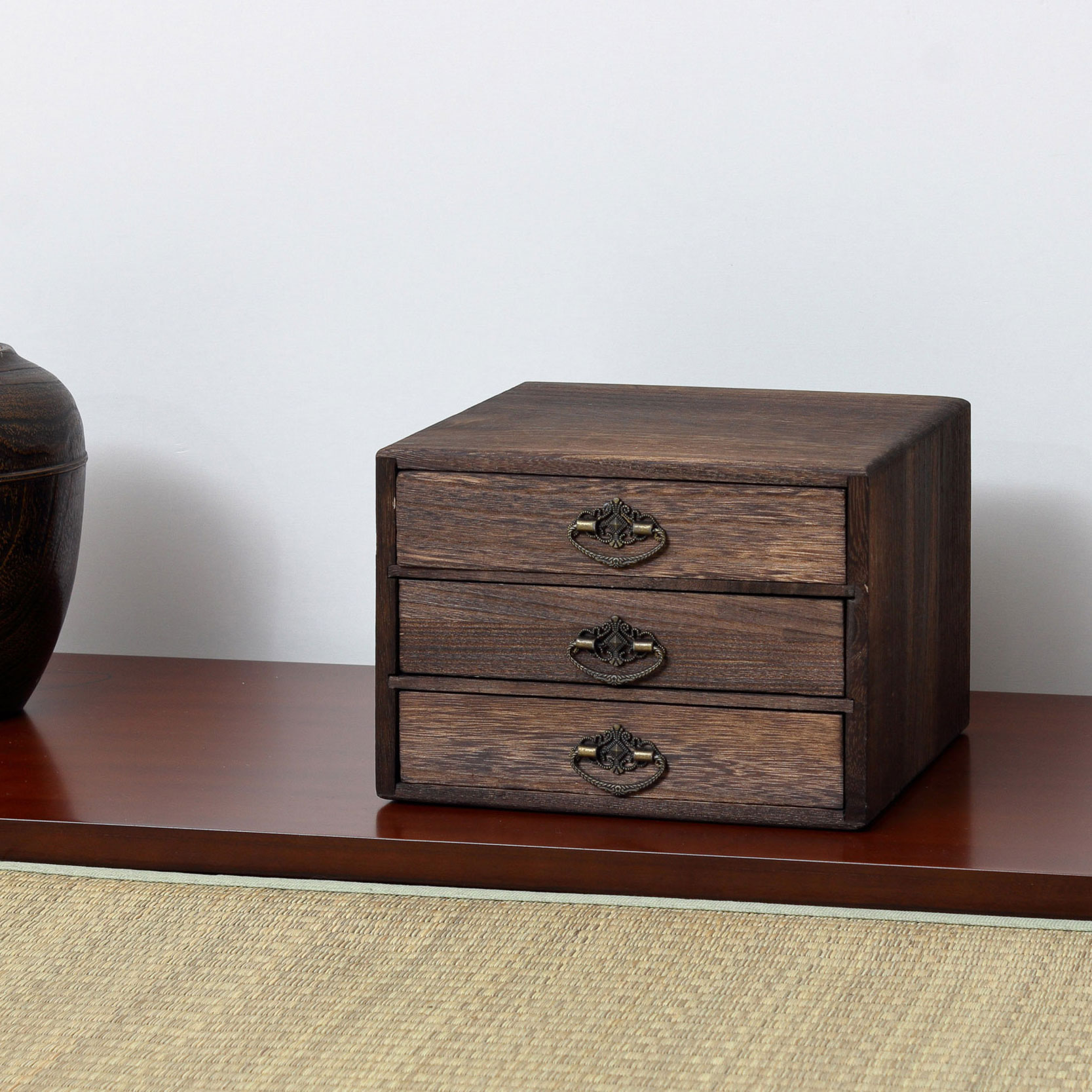 清水焼　小引き出し アンティークの九杯の小引き出し | ライフスタイルショップICCA