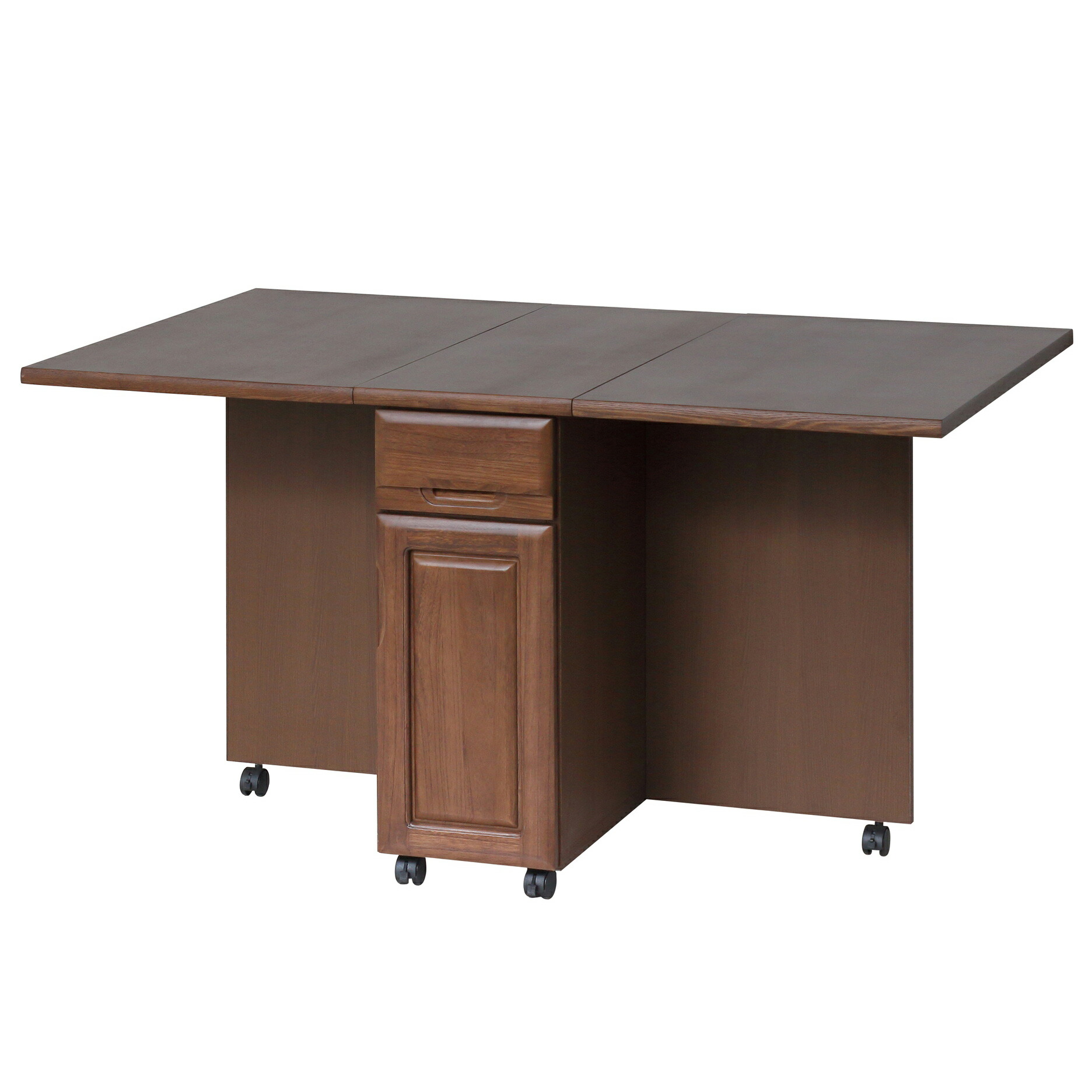 楽天市場】折りたたみ テーブル バタフライキッチンワゴン 幅64cm 奥行