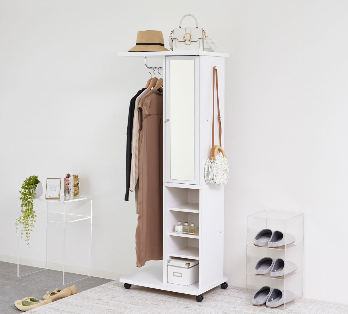 楽天市場】ブラックフライデー11月28日まで☆日本製 ミラー付ハンガー