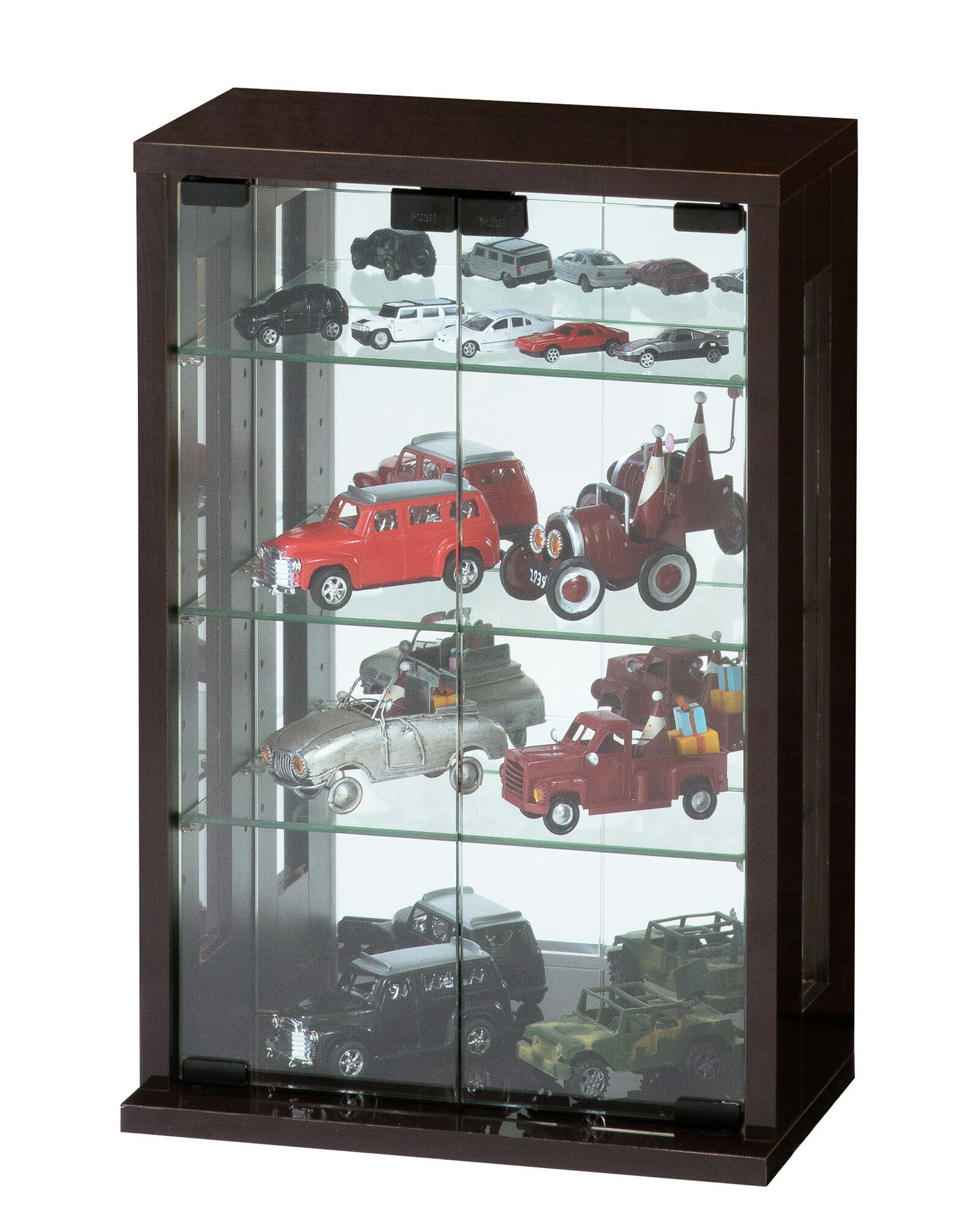 楽天市場】コレクションケース 27051 ブラウン W600×D350×H1200mm