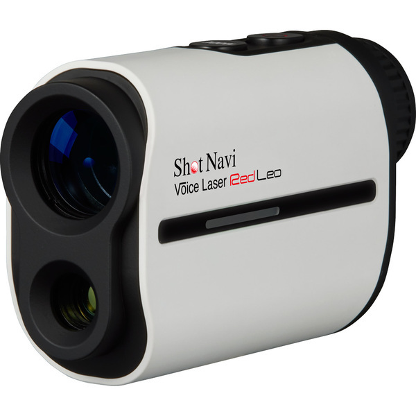 市場 レーザー距離計測器 ボイスレーザー Laser ShotNavi Leo ショットナビVoice ピンシーク 生活防水 レッドレオゴルフ Red  ホワイト