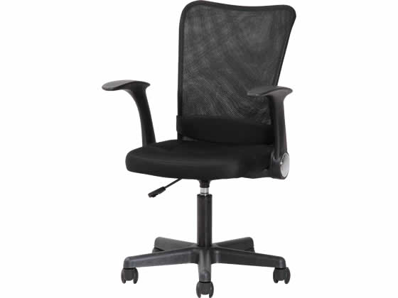 楽天市場】ワーキングチェア／黒（2009） 幅55．5×奥行53×高