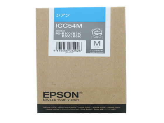 【マラソン限定★2,000円クーポン＆ポイント2倍】【お取り寄せ】エプソン ICC54M シアンM エプソン ＥＰＳＯＮシアン インクジェットカートリッジ インクカートリッジ トナー
