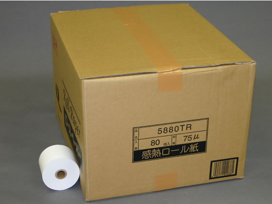 【百貨店SALE押さえる★最大限度20%OFF＆2,000円引き換え証】貨物輸送無料 平平凡凡たる保護すること用サーマルレジロール 幅58×外径80×口径17.5粍 80巻 金銭登録器用渦状文紙 法人当て嵌める 幅５８粍 金銭登録器渦状文 感熱紙