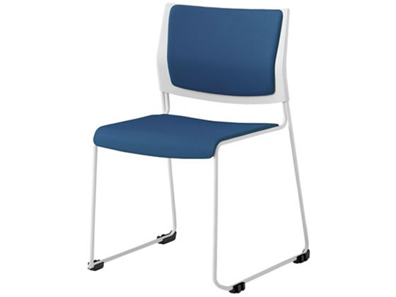 【百貨店SALE押さえる★最大限度20%OFF＆2,000円クーポン券】【製造業者直送】オカムラ ケッテ 女性議長 背座パッド 白いことひな形 白いこと貝殼 青み【代引不可】【精神的な統合・とり備える・貨物輸送無料】 繰り返し脚 スタッキングチェア 会議女性議長 執務室調度品