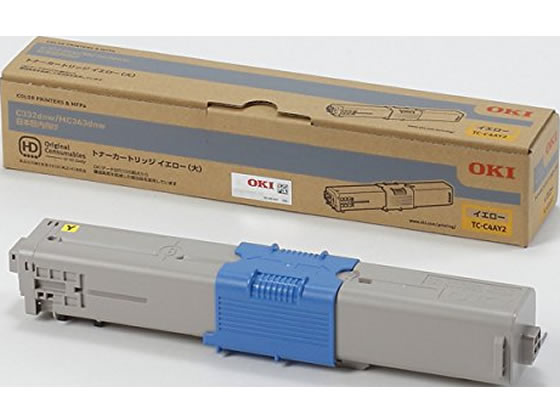 【レビュー投稿で100円OFFクーポン】OKI トナーカートリッジ イエロー 大 TC-C4AY2 沖データ ＯＫＩ レーザープリンタ トナーカートリッジ インク