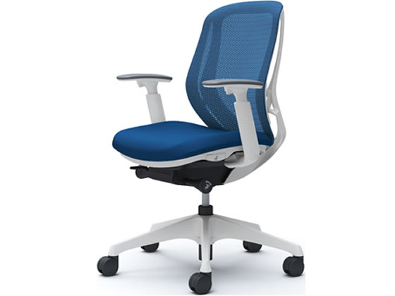 【百貨店SALE押さえる★最大限度20%OFF＆2,000円クーポン券】【製造業者直送】オカムラ シルフィー 置き目うしろ側 モビール肘 ミディアムブルー C681XW FMP3【代引不可】【精神的な統合・とり備える・貨物輸送無料】 肘付き添い人 モビール肘印字機 メッシュ女性議長 執務室女性議長 執務室調度品