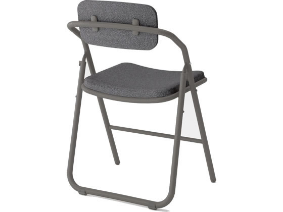 【レビュー投稿で100円OFFクーポン】【メーカー直送】オカムラ ヴィヴァン フォールディングチェア グレージュフレーム ダークブラウン【代引不可】【お客様組立】折りたたみイス パイプ椅子 ミーティングチェア オフィス家具