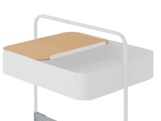 【レビュー投稿で100円OFFクーポン】【メーカー直送】オカムラ ヴィヴァン カート専用コルクトレー ネオホワイト 8TFTC1 ZJ14【代引不可】専用オプションパーツ スチールデスク ワゴン オフィスデスク 事務机 オフィス家具