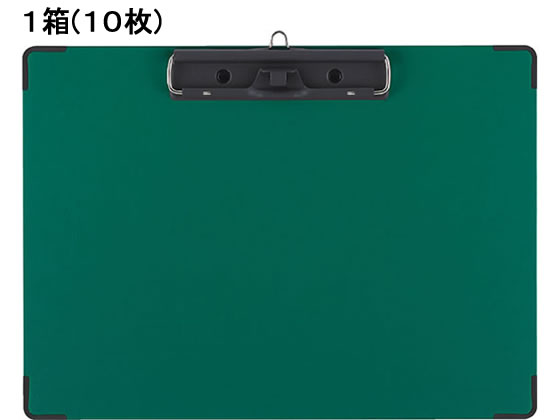 【マラソン限定★2,000円クーポン＆ポイント2倍】コクヨ 用箋挟B(クロス貼り・カラー)A4ヨコ 長辺とじ グリーン 10枚 Ａ４ 長辺とじ 横タイプバインダー クリップボード 用箋挟 ファイル