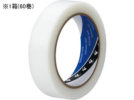 【マラソン限定★ポイント2倍】寺岡製作所 P-カットテープ養生用透明25mm*25m60巻 NO.4140 養生テープ ガムテープ 粘着テープ 梱包｜ココデカウ