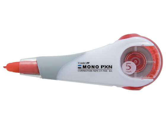 (業務用100セット) トンボ鉛筆 修正テープ モノPXN 5mm CT-PXN5 たのめーるトンボ鉛筆 修正テープ モノPXN4 本体 4.2mm幅×6m 緑 CT