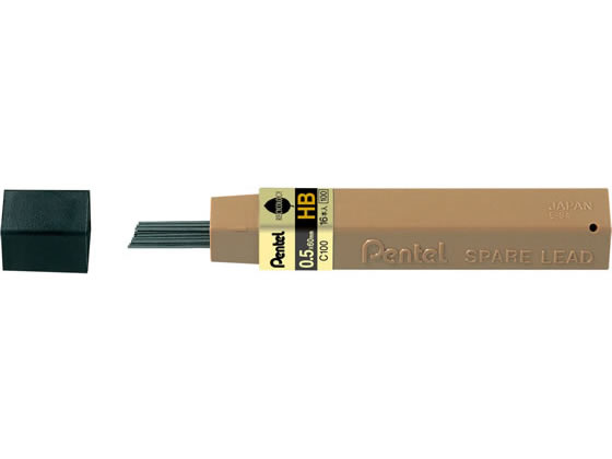 楽天市場】ぺんてる／シャープ芯 ハイポリマー芯 0.5 (C100) ※硬度（B