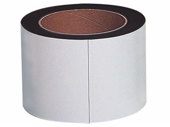 【マラソン限定★ポイント2倍】マグエックス マグネットロール(白ツヤあり) 幅100mm 10m巻 マグネットシート つやありタイプ マグネット 掲示物留め 吊下げ ＰＯＰ 掲示