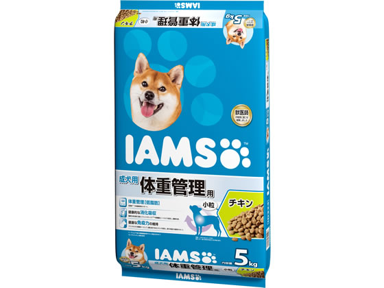【マラソン限定★2,000円クーポン＆ポイント2倍】マースジャパン アイムス 成犬用 体重管理用 チキン 小粒 5kg ドライフード 犬 ペット ドッグフード