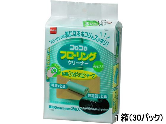 【百貨店SALE制限事項★尖んがり2倍＆2,000円クーポン券】ニトムズ コロコロスペアテープ フローリング洗浄剤2巻入×30容器に並べる C1762 まとめ買い 箱買いつけ 買いだめ 買い置き お役目用 フローリング洗浄剤取替え居敷き フローリング洗浄剤 洗い濯ぎ