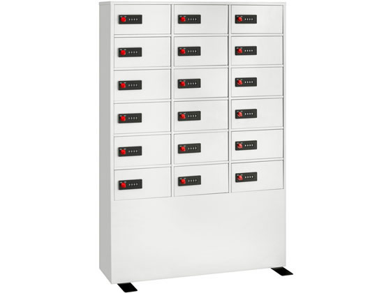 【百貨店SALE押さえる★最大限度20%OFF＆2,000円クーポン券】【製造業者直送】エーコー ReZERO LOCK LKロッカー 18人用 3列6段 白いこと LK-418【代引不可】【精神的な統合・とり備える・貨物輸送無料】 価値高い品ロッカー 収納家具 執務室調度品