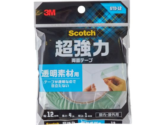 【全商品オープニング価格特別価格】 正規取扱店 3M スコッチ超強力両面テープ 幅12mm×4m 1巻 STD-12 elma-ultrasonic.nl elma-ultrasonic.nl