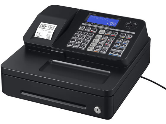 売れ筋がひ! 1/11黒Bluetooth カシオ SR-S200 レジスター 10部門 - 店舗用品