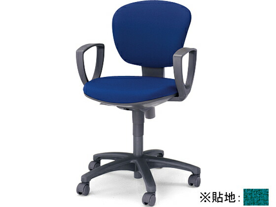 【レビュー投稿で100円OFFクーポン】【メーカー直送】コクヨ レグノ2 セパレートタイプサークル肘付 ミディアムミント ゴムキャスター【代引不可】【組立・設置・送料無料】肘付き 固定肘タイプ 布張りチェア オフィスチェア オフィス家具